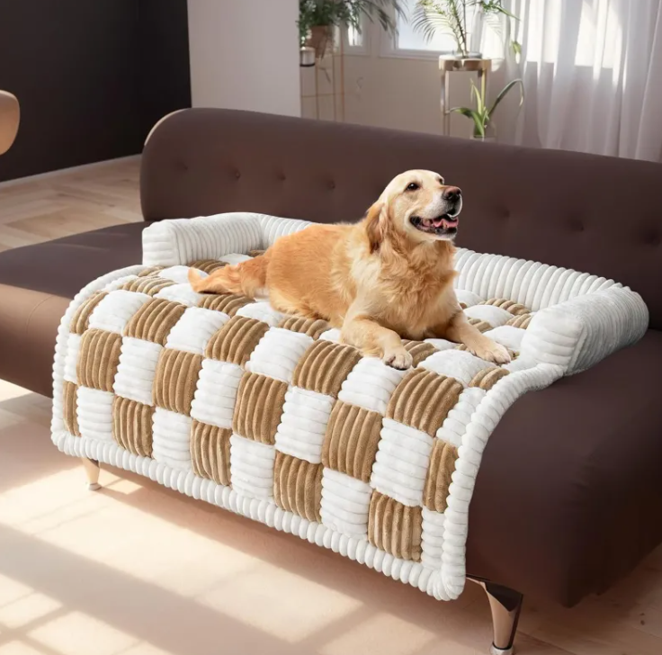 Mysig Plyschbädd för Hund & Katt