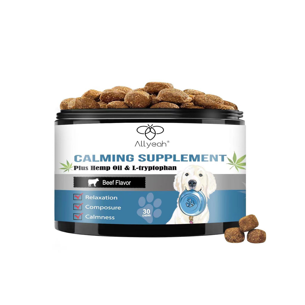Calming Chews för Hundar – Naturligt Lugnande Godis med Hemp