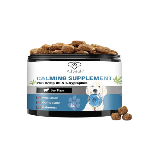 Calming Chews för Hundar – Naturligt Lugnande Godis med Hemp