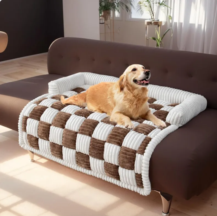 Mysig Plyschbädd för Hund & Katt