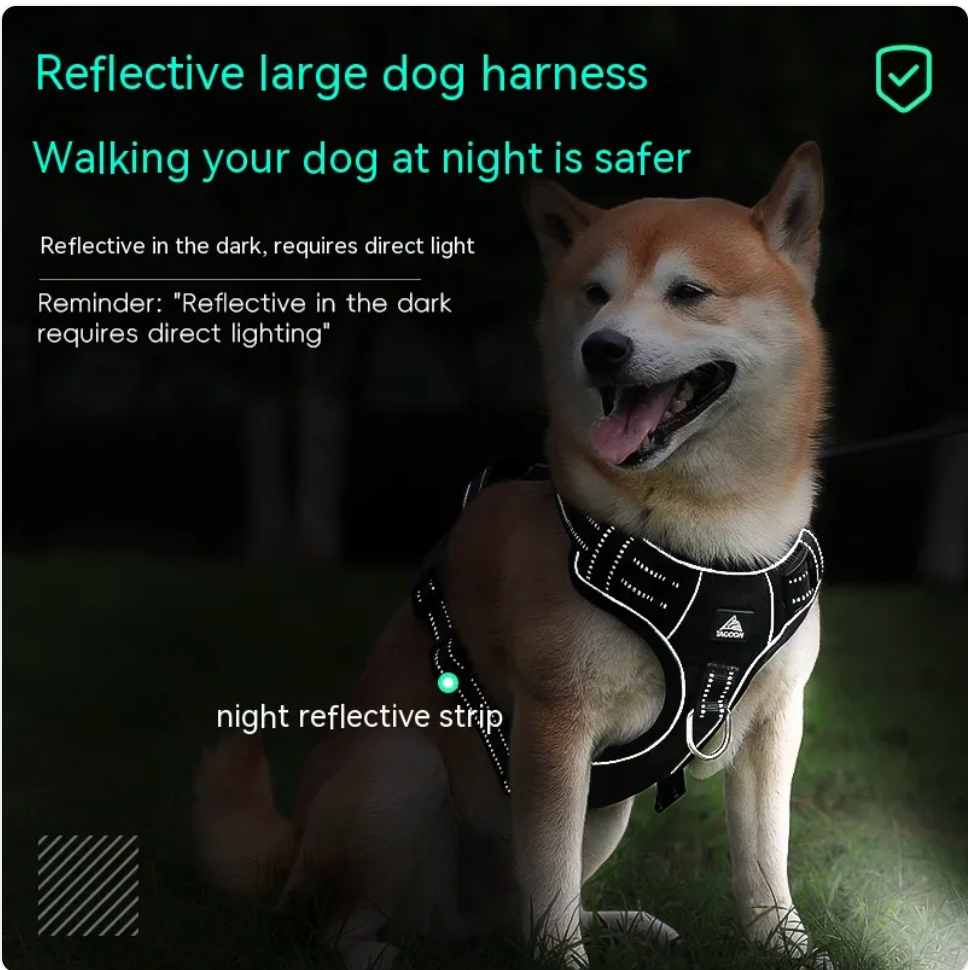 Reflexsele för Hund – Justerbar & Hållbar